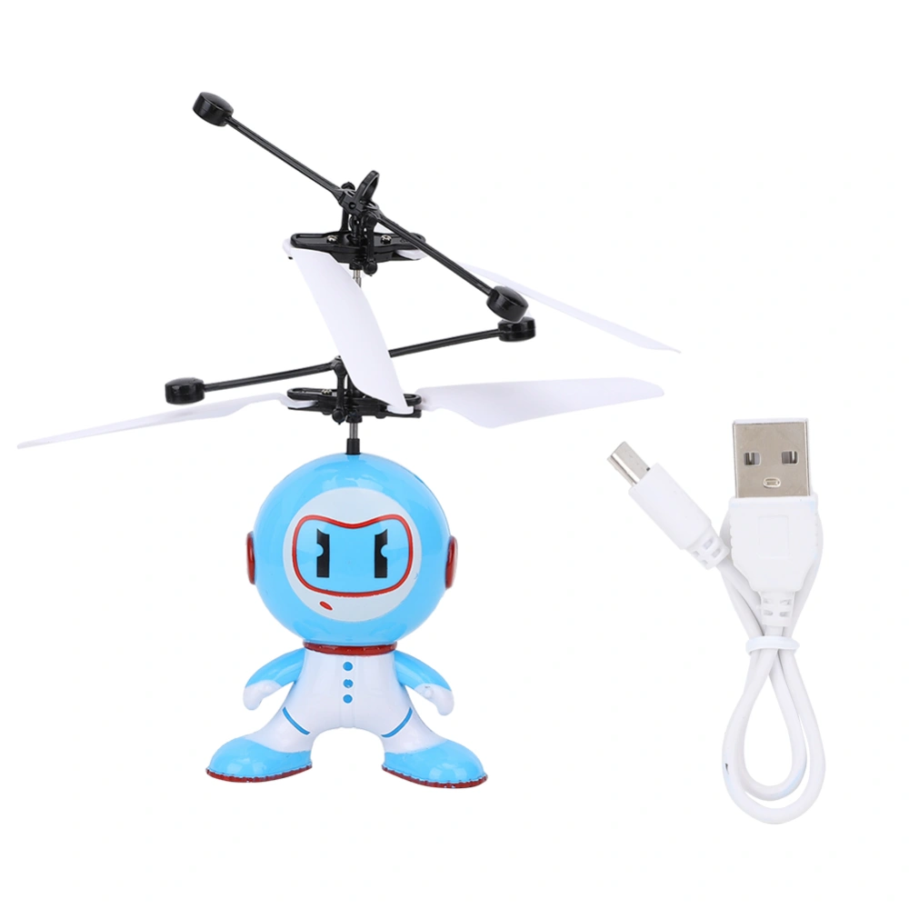 Infrared Palm Sensing Flying Induction Robot Aircraft Suspension Children Toy with Light