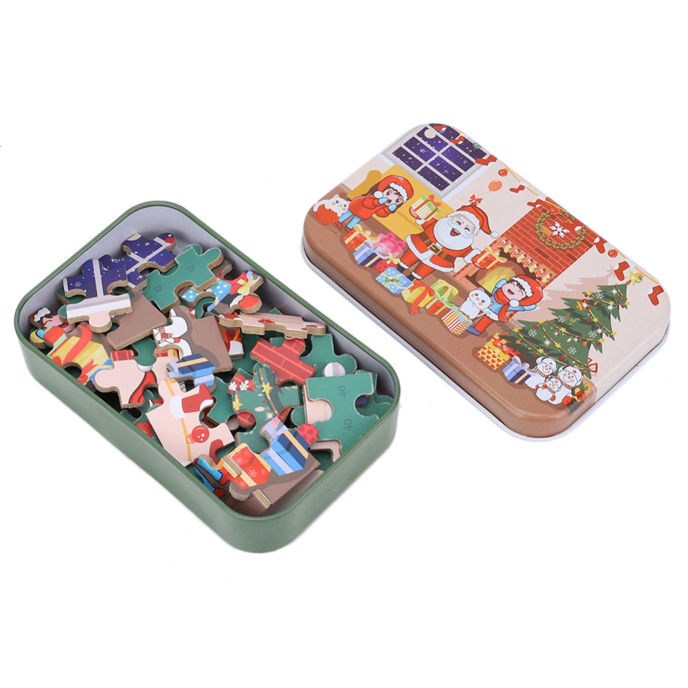 60Pcs DIY Kid Puzzle Jigsaw Intelligent Early Educational Toy with Storage Box