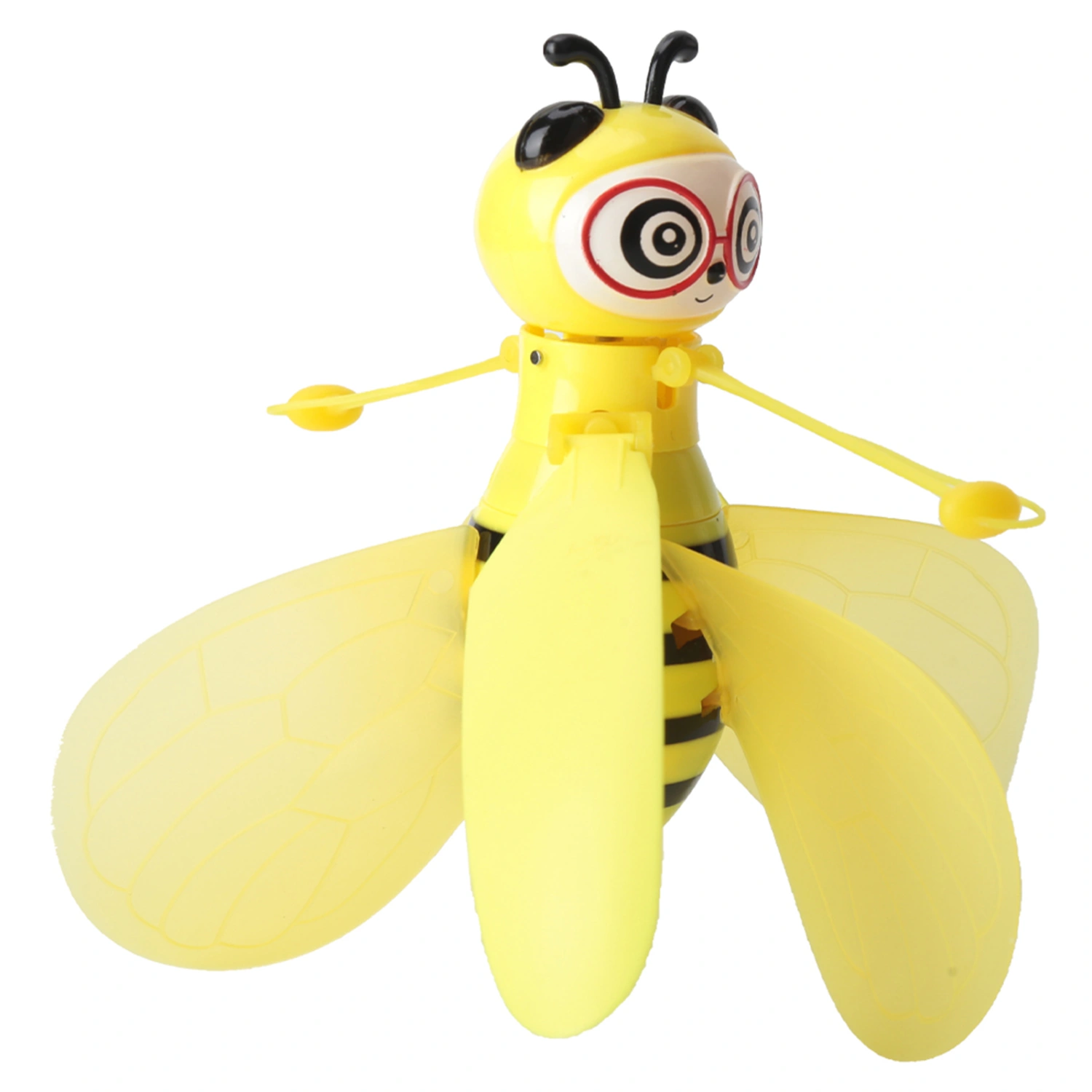 Intelligent Sensor Infrared Hand Induction Aircraft USB Charging Bee Shape Toy with Light