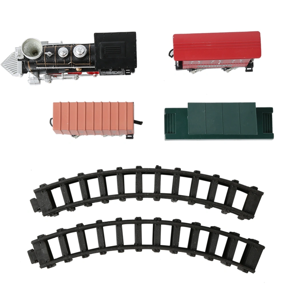 Electric Retro Children's Train Track Toy Set Gift for 3 Years Old Or Older Children