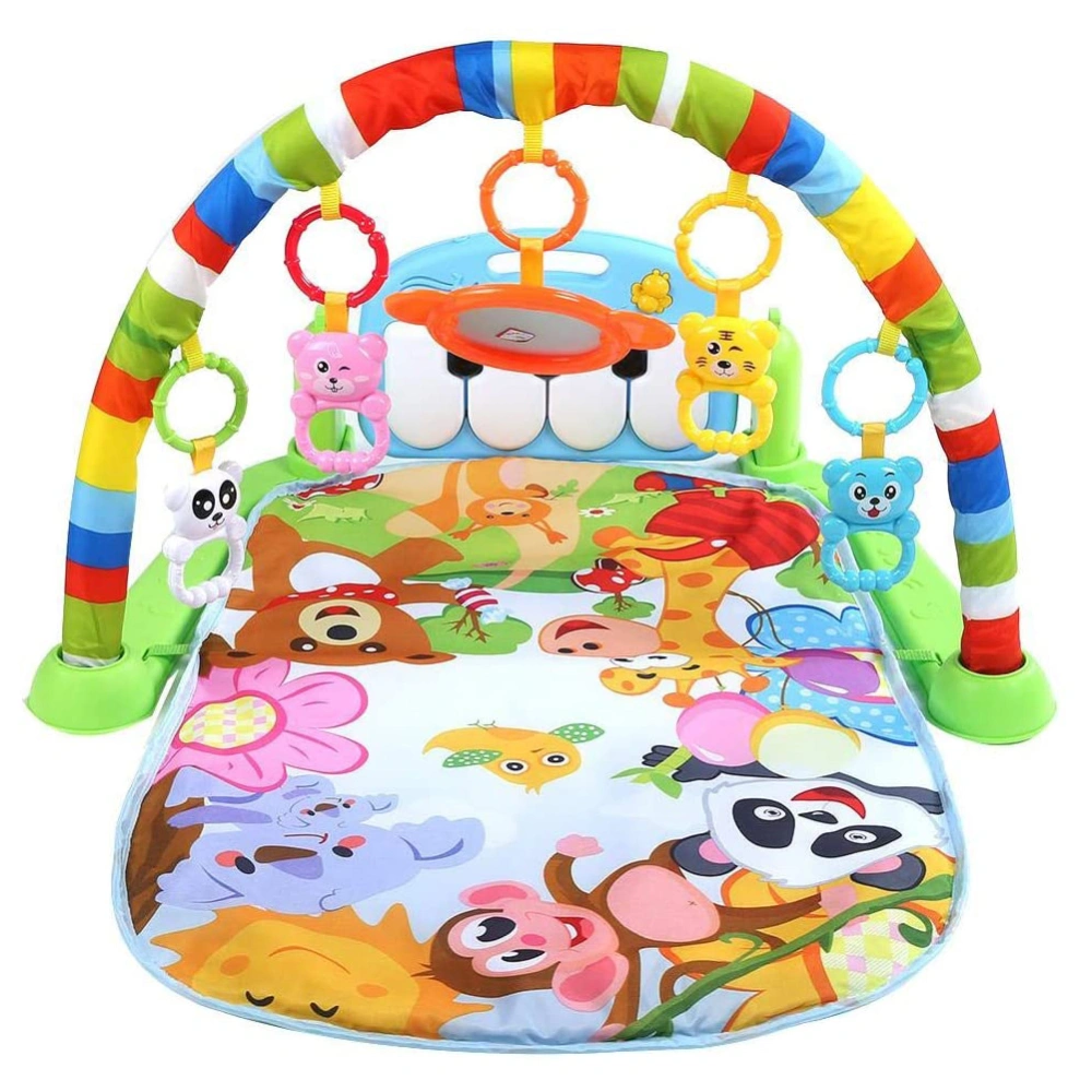 Baby Fitness Play Mat Musical Piano Keyboard Gym Carpet Educational Toy for 0-18M Kids