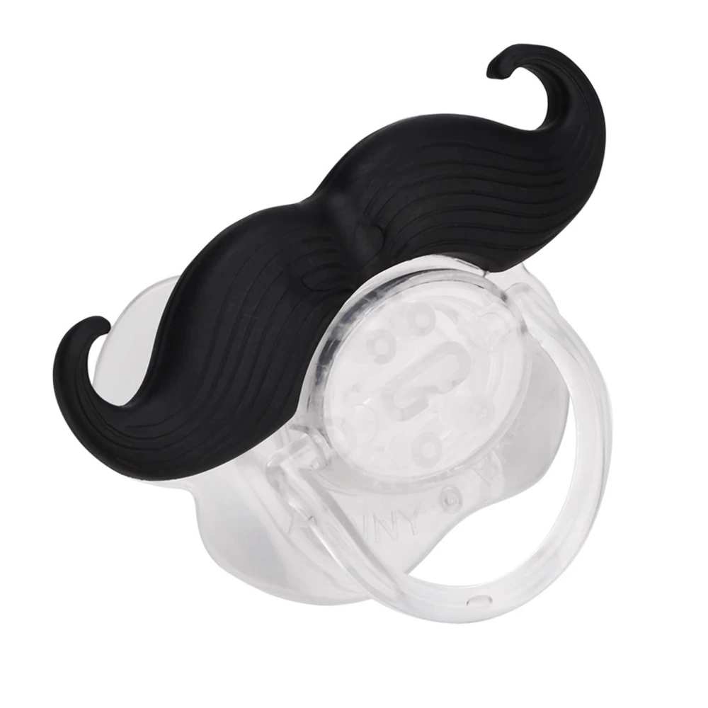 Mini Portable Cute Lips Beard Pacifier Environmentally Friendly Food Grade Silicone 11Roll Bear