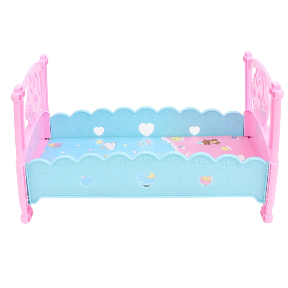 Mini Lovely Simulation Doll Bed Cribs Furniture Baby Play House Toys Accessories