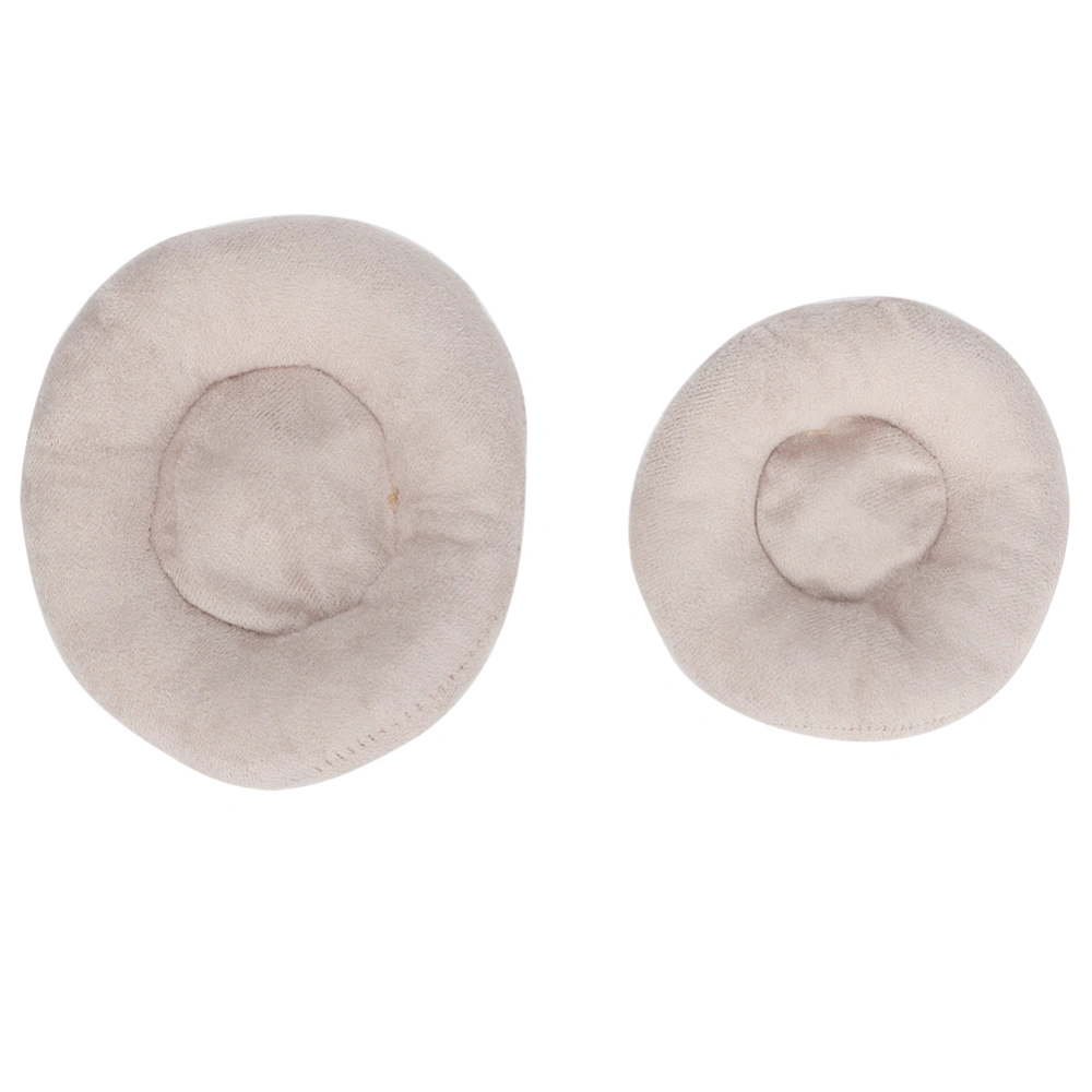 2PCS Baby Round Shape Pillow Photography Props Photography Auxiliary Props Cream