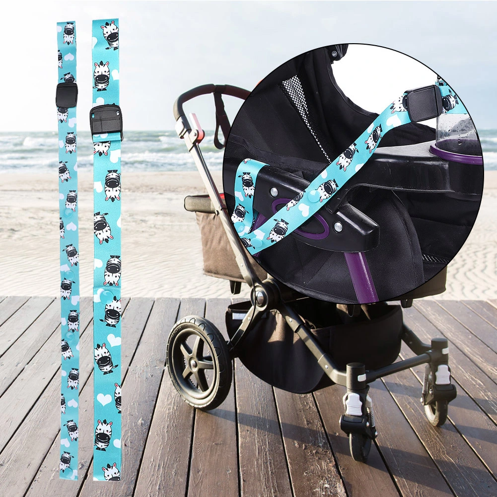 2.5cm Baby Feeding Bottle Cup Adjustable Strap Holder Stroller Toy Sippy Leash Tether(Zebra)