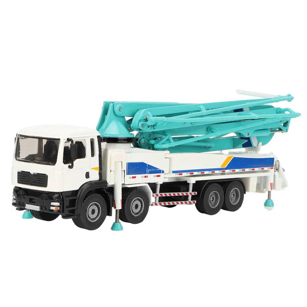 Children Alloy Concrete Pump Model Car Truck Engineering Vehicles Kids Toy