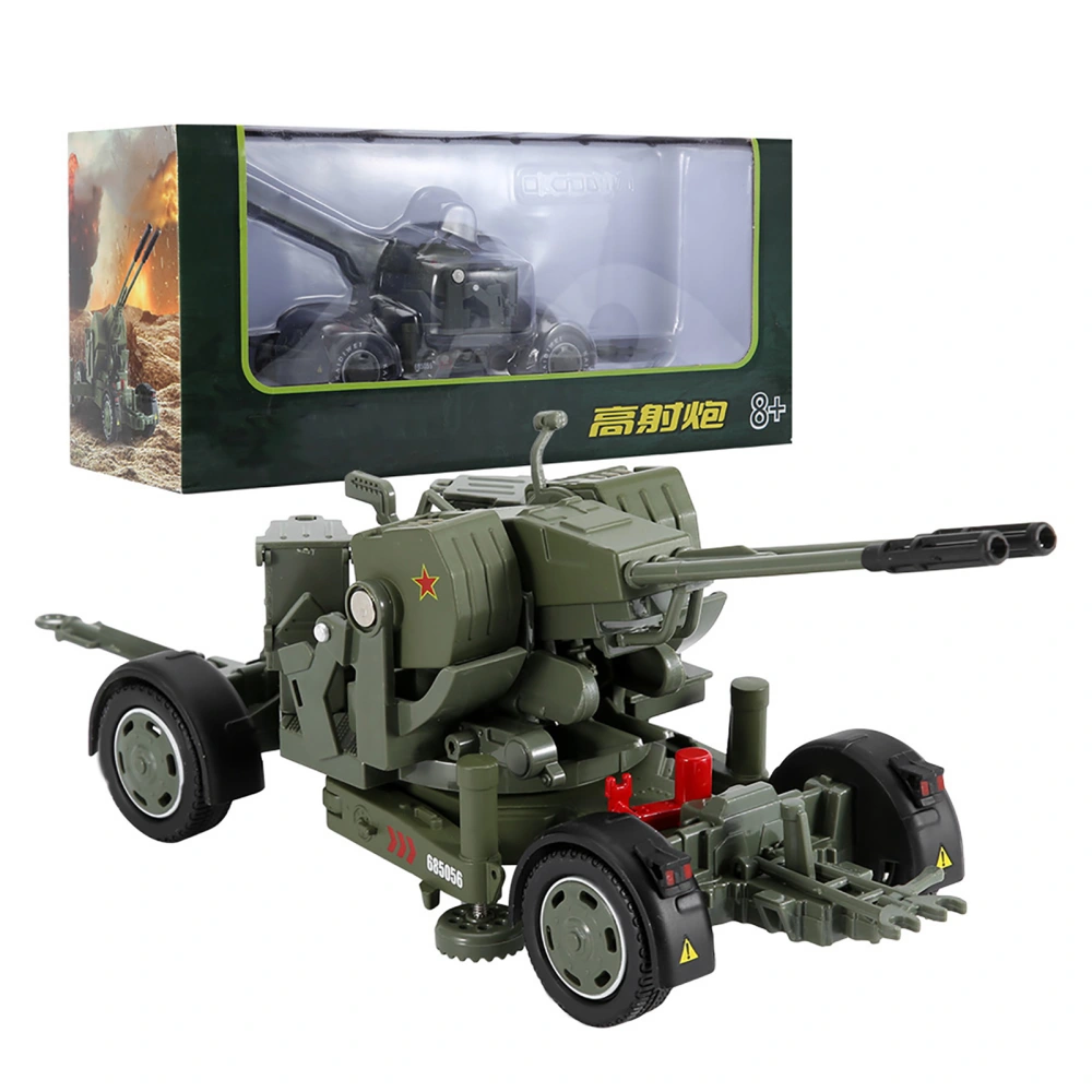 1/35 Military Truck Flak Model Car Alloy Vehicle Kids Toy Gift