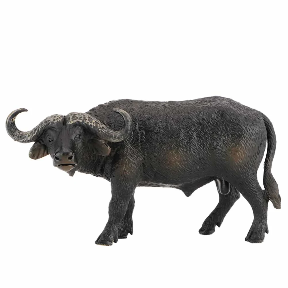 Animal Model Children's Toy Simulation Buffalo Environmentally Friendly Plastic Mini Decoration