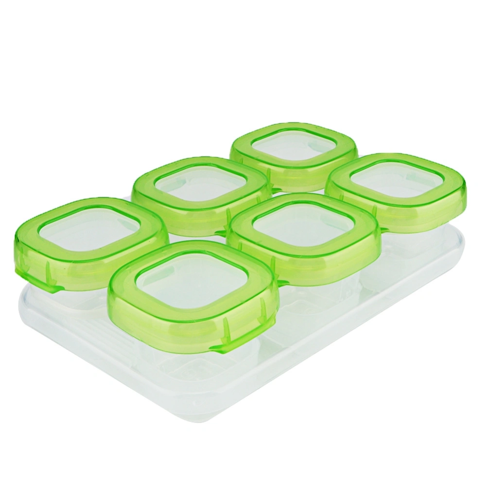 6 PCS/Set Baby Food storage Container Milk Box Infant Food Supplement Lunch Appetizer Tableware