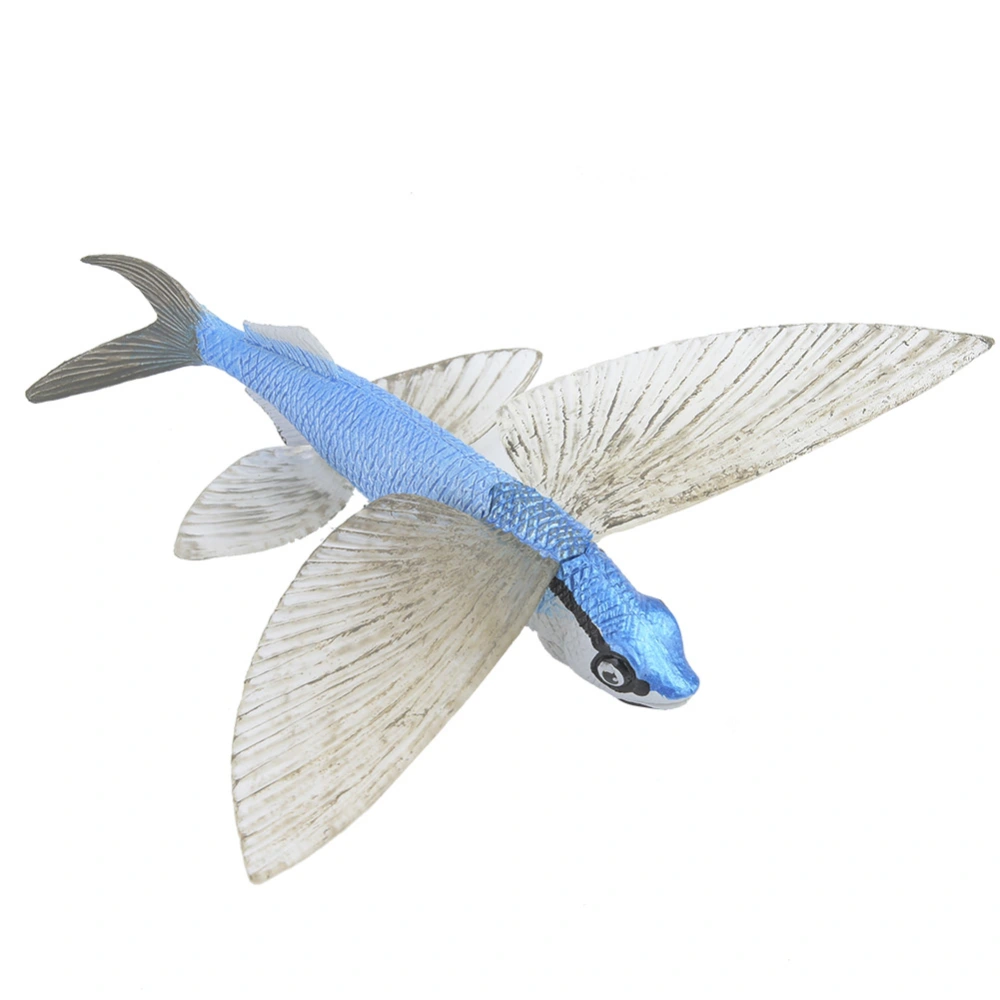 Solid Plastic Flying Fish Figurine Ocean Animal Model Kid Children Educational Toys