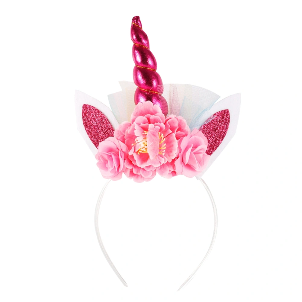 Baby Kid Birthday Party Headdress Floral Hair Hoop Headband Hairwear Accessories(A)