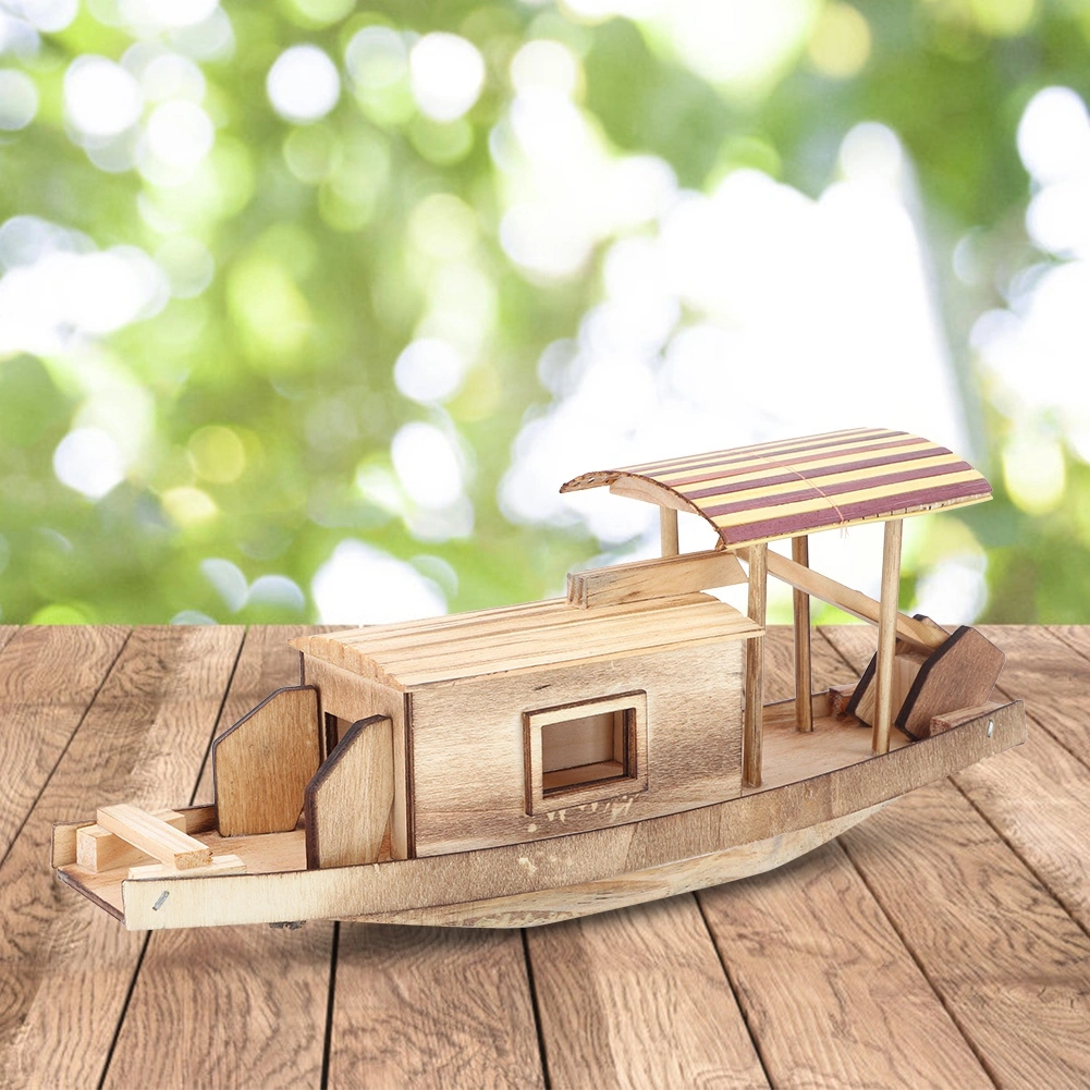 Wooden Ship Assembly Model DIY Kits Sailing Boat Decoration Wood Kits Toy Gift