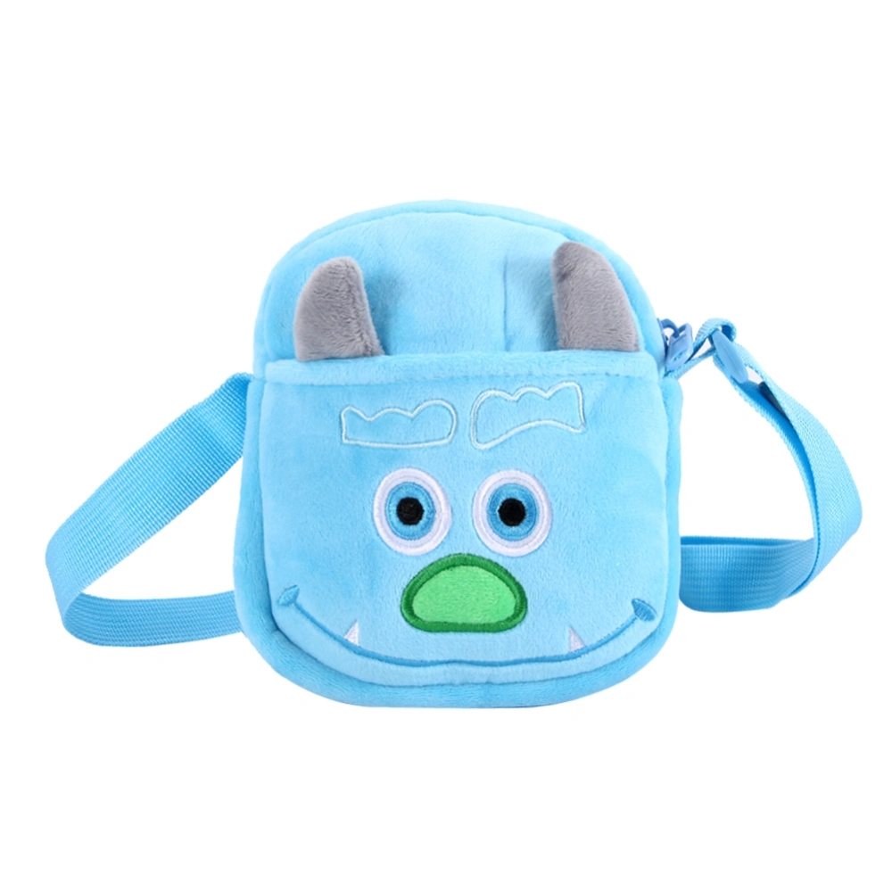 Portable Cute Children Shoulder Bag Cartoon Animal Bag Baby Bag for Girl Blue