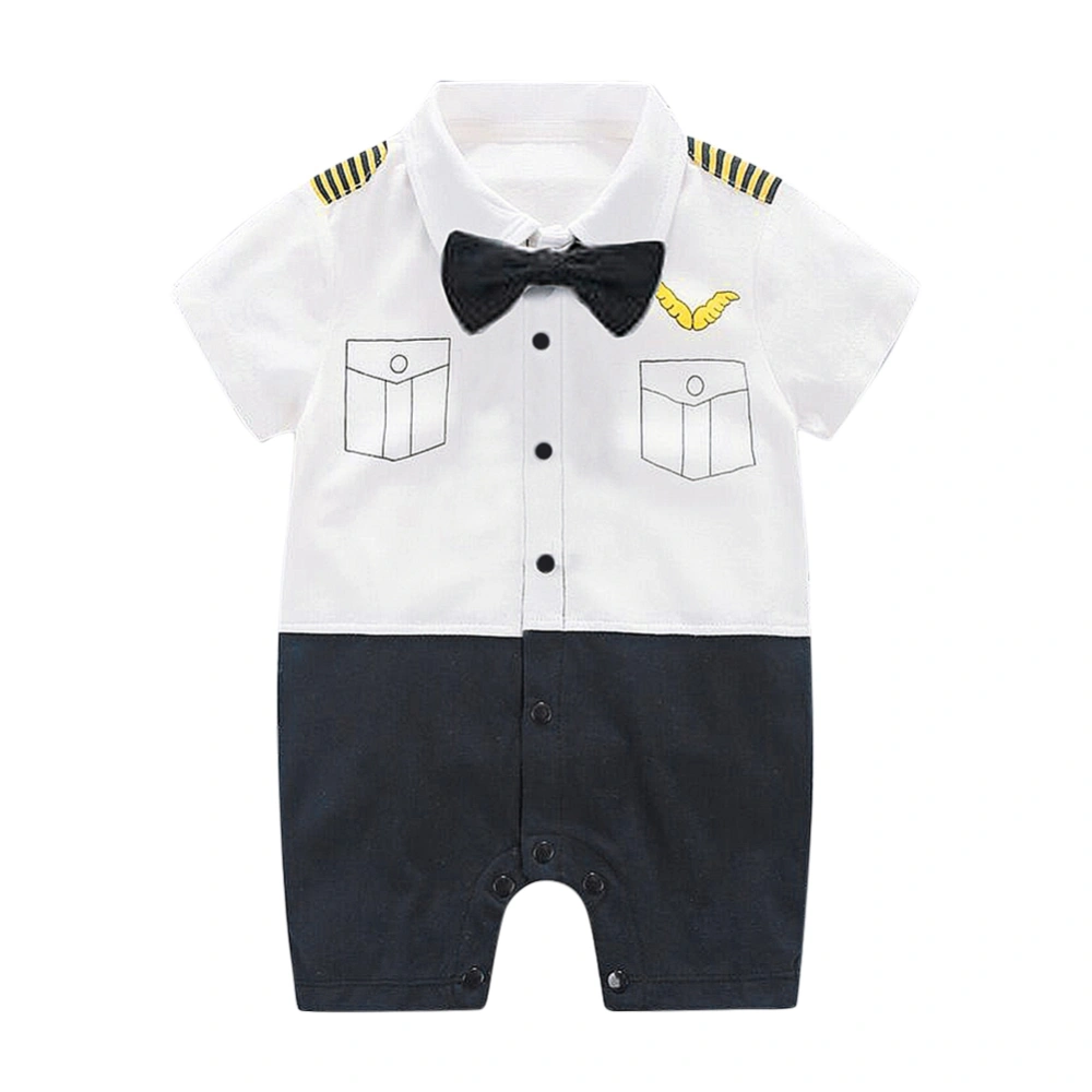 Boys Newborn Infant Baby Kids Climbing Suit Bodysuit Outfit Clothing (Mustache 95)