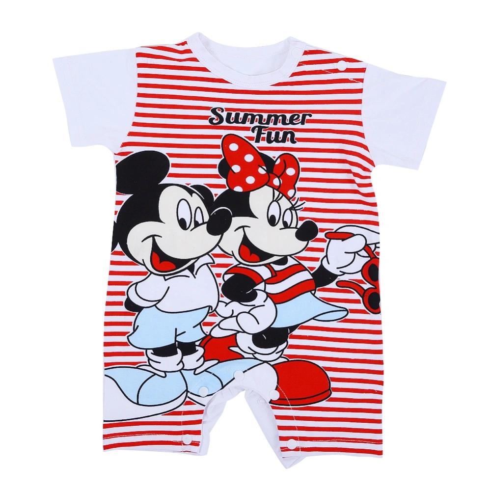 Cartoon Summer Baby Toddler Jumpsuit Short Sleeve Outfits (#7)