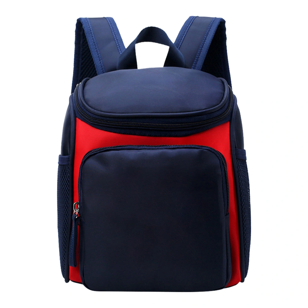 Fashionable Cute Cartoon Superman Kindergarten Kids Schoolbag Children Backpack (Dark Blue)