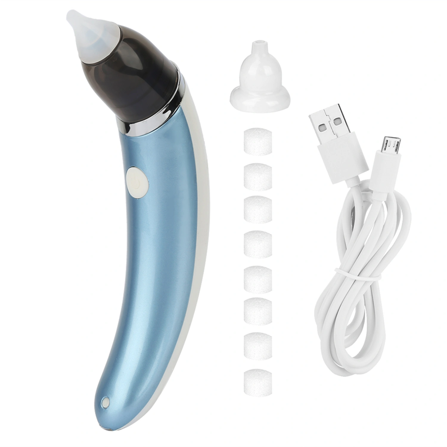 Baby Nasal Aspirator Electric Nose Cleaner with 2 Sizes of Nose Tips