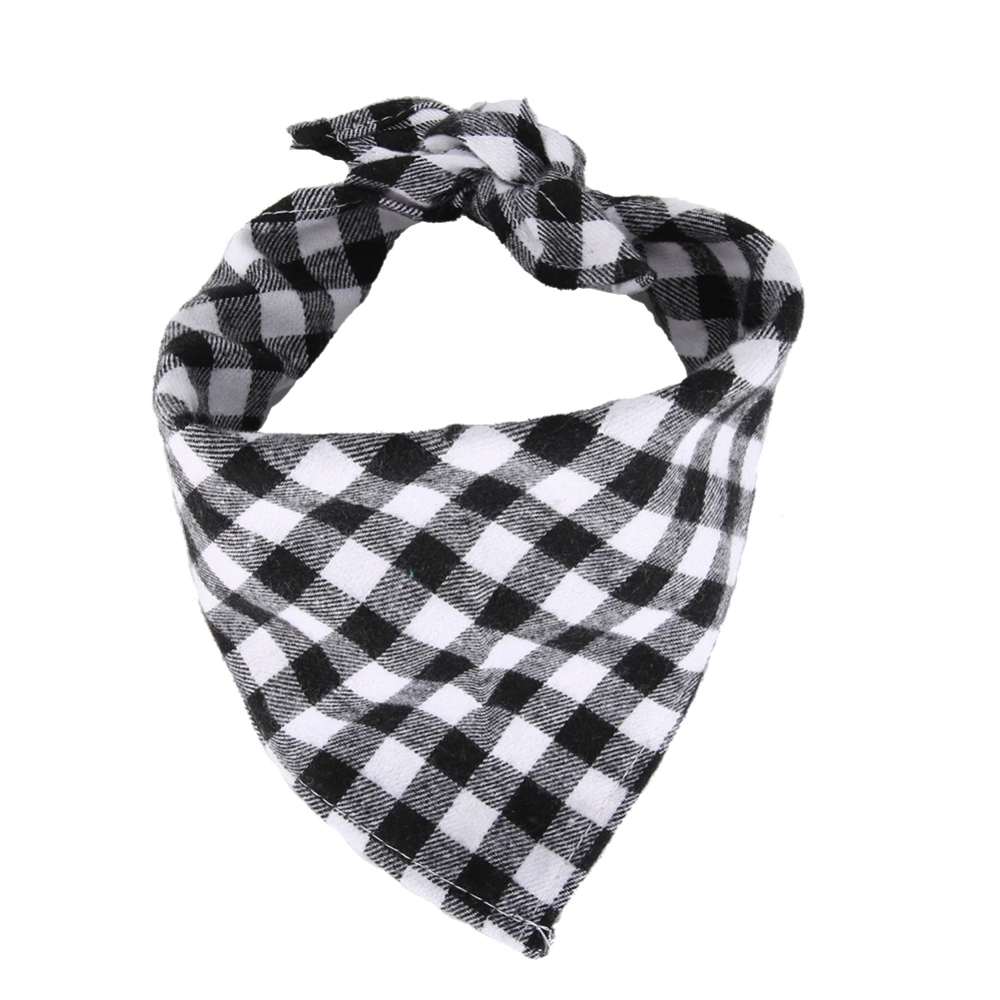 Scottish Style Pure Cotton Flannelette Baby Plaid Children's Saliva Towel Triangle(13)