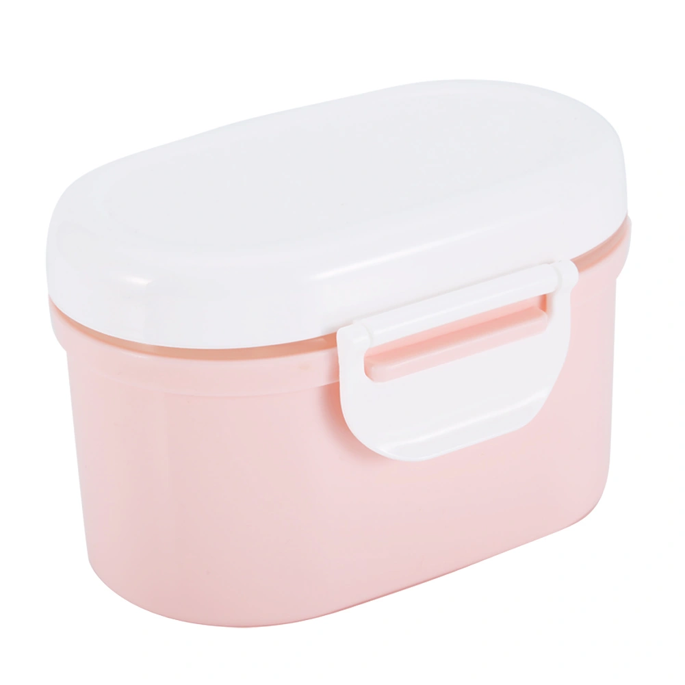Portable Milk Powder Sealing Storage Box Microweave Freezer Safe (Pink S)