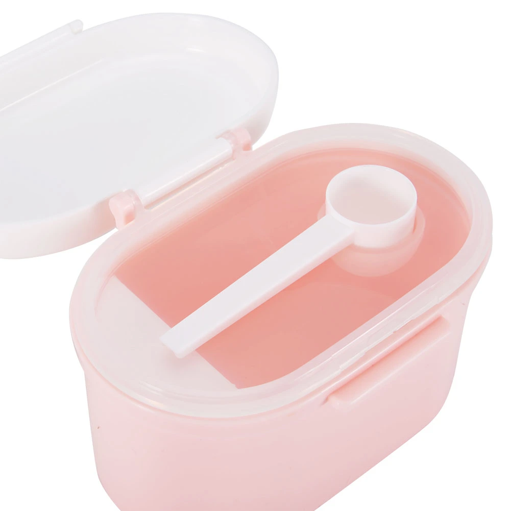 Portable Milk Powder Sealing Storage Box Microweave Freezer Safe (Pink S)