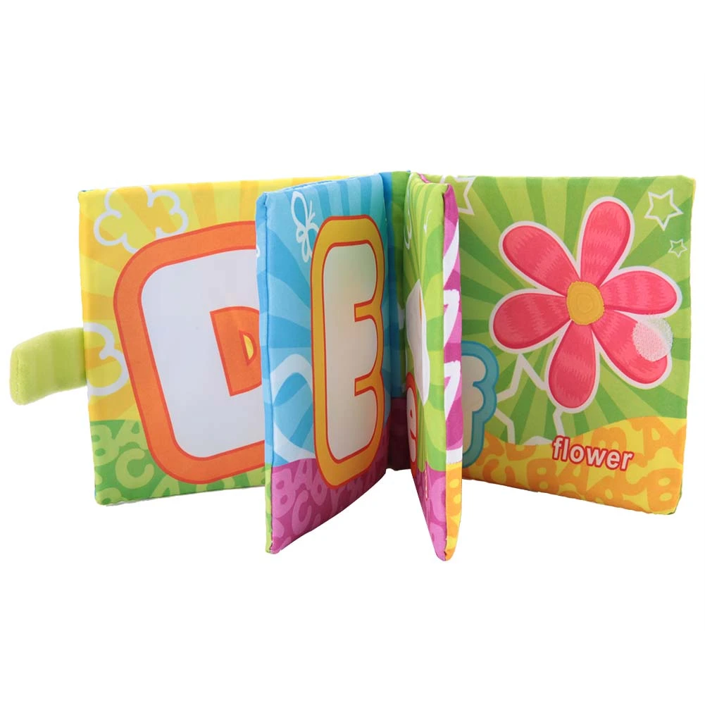 Baby Cloth Bath Book Tear Proof Infant Shower Toy Early Education Toys Bath Time(DEF)