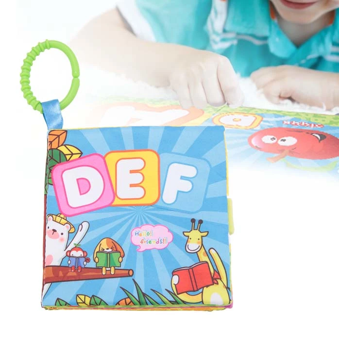Baby Cloth Bath Book Tear Proof Infant Shower Toy Early Education Toys Bath Time(DEF)