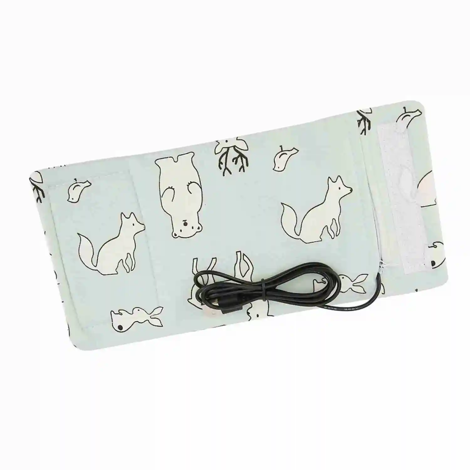 USB Baby Bottle Keep Warm Portable Milk Travel Storage Cover Insulation Thermostat polar Bear