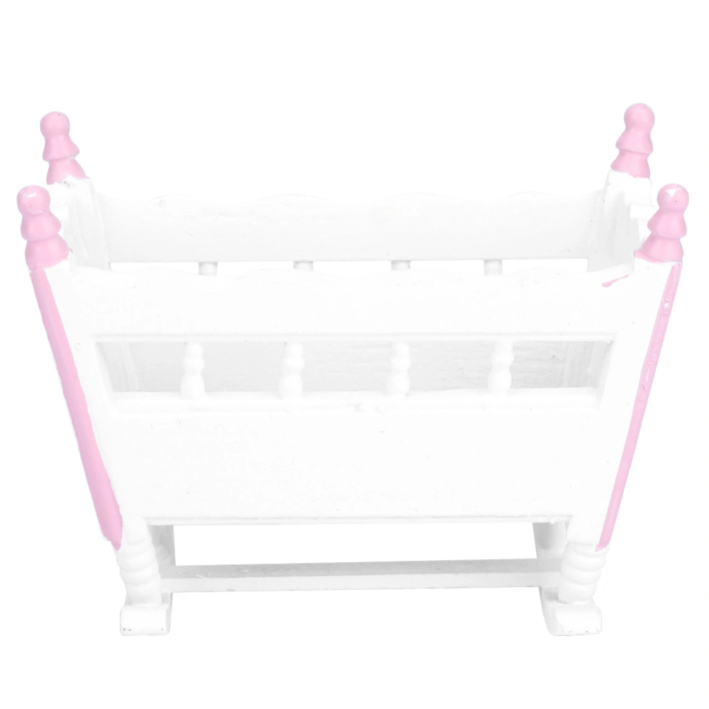 Play House Toy Dollhouse Accessories Miniature Furniture Baby Cradle for 1/12 Scale Doll