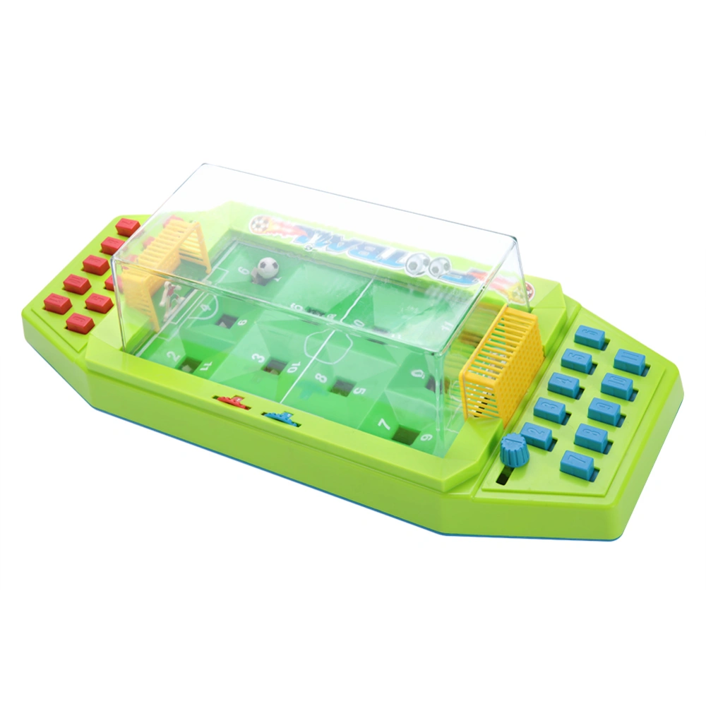 Interactive Desktop Football Toy 2-Player Tabletop Soccer Games Early Educational Toy (Green)