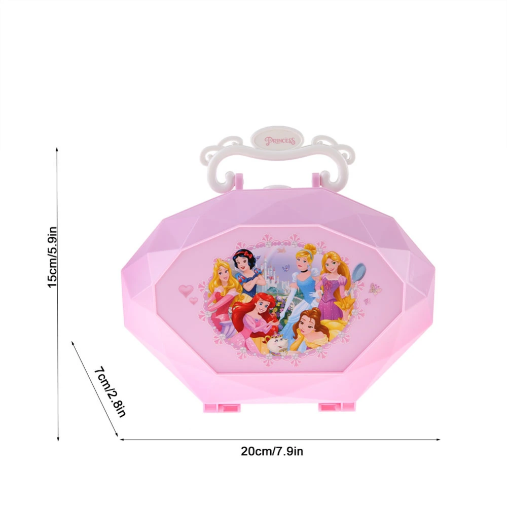 Disney Princess Makeup Set for Children Little Girls Cosmetic Kit Toy with Shell Case Box