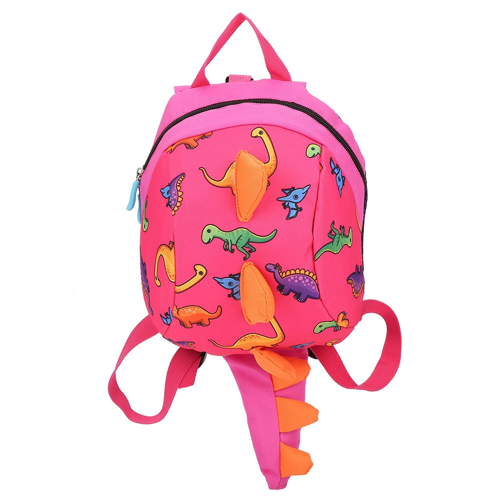 Dinosaur Backpack Kids Children Toddler Bag Cartoon Backpack for Preschool Boys Girls (Pink)