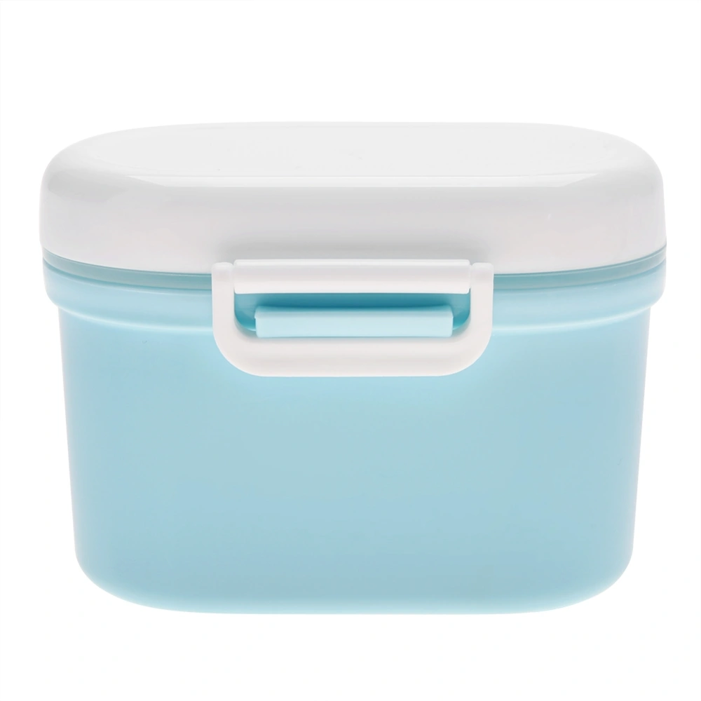 Portable Baby Milk Powder Formula Dispenser Baby Food Fruit Candy Storage Container Blue Small