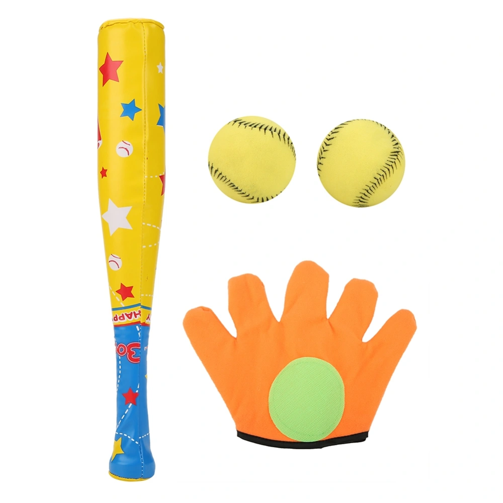 4PCS Sports Baseball Toys Soft Baseball Bat Ball Glove Set for Kids Children Gifts