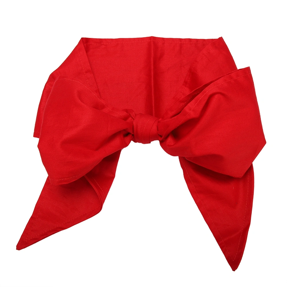Newborn Swaddle Wrap Infant Cotton Bowknot Sash Blanket for Baby Photo Shot(Red)