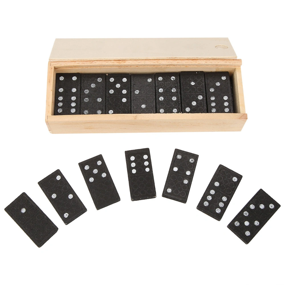 28Pcs/Set Wooden Cards Educationabl Kids Toy Set Interesting Learning Board Game Children Gift