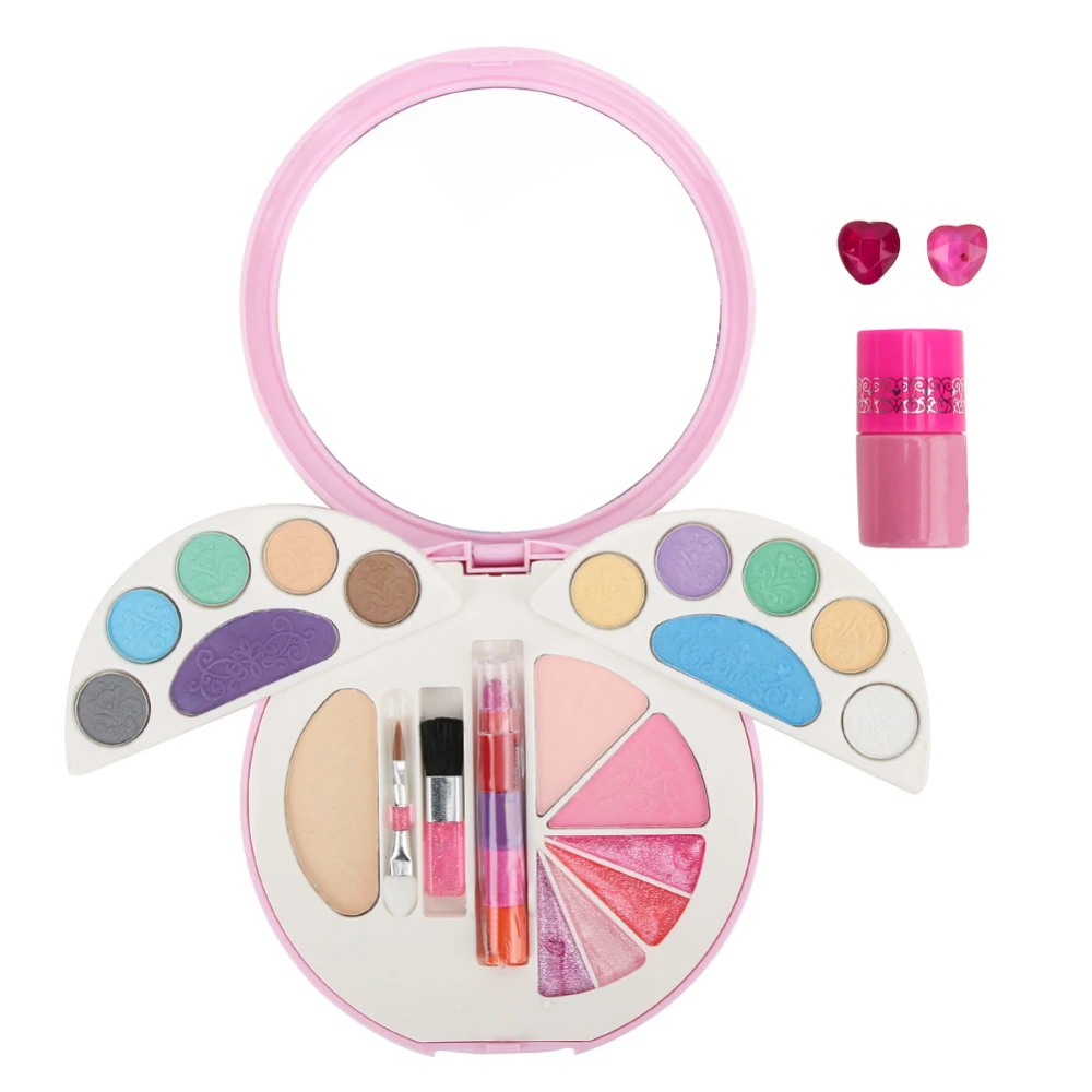 Toddler Kid Friendly Girls Makeup Set Non‑toxic Pretend Cosmetics Kit for Little Girls