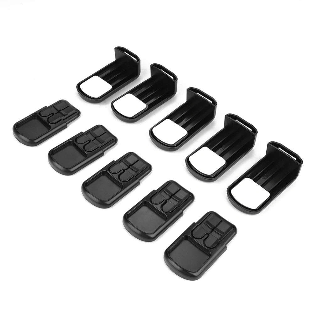 5Pcs Cabinet Drawer Door Locks Kids Children Protect Safety Home Accident Proof Lock(Black)