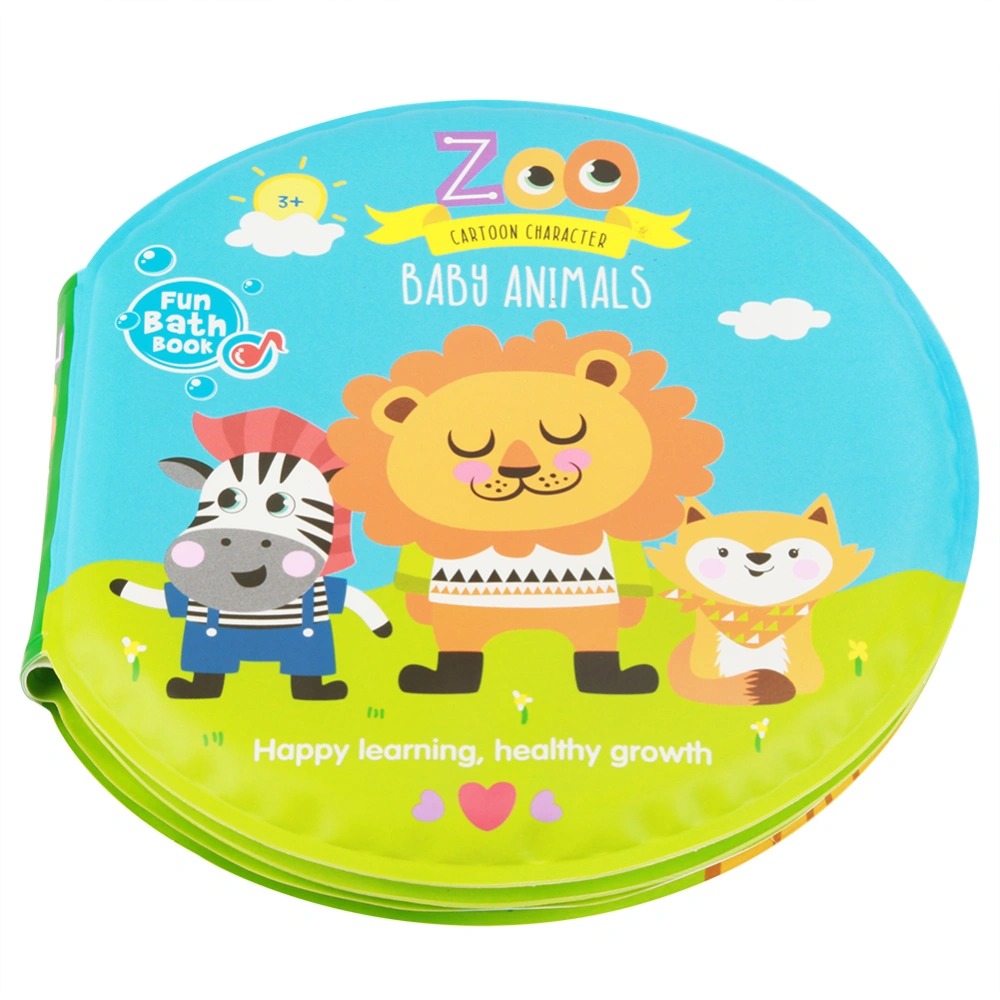 Waterproof Baby Water Bath Book Zoo Aniamal Toy Swimming Bathroom Early Educational Toy