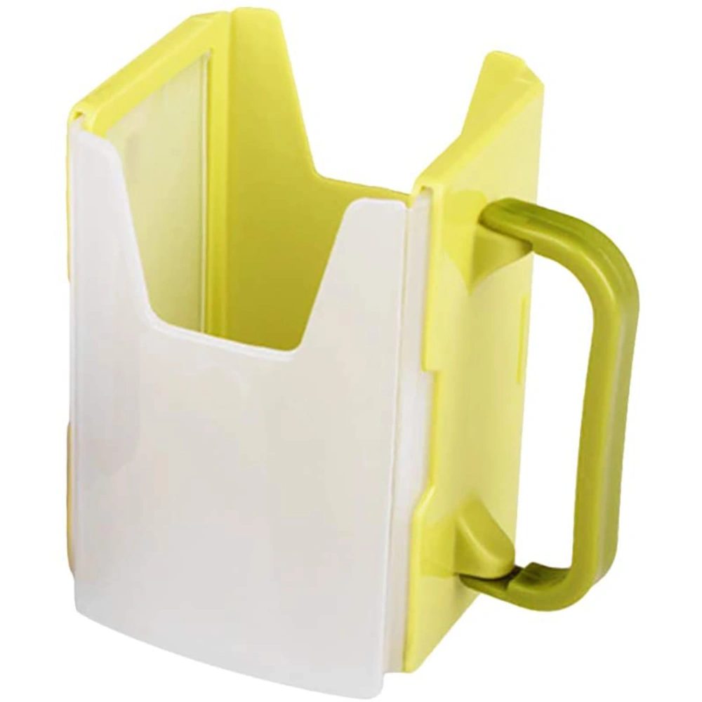 Adjustable Baby Infant Toddlers Kids Milk Carton Cup Holder for Drinking Training (Green)