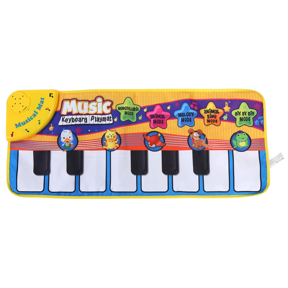 Baby Electronic Piano Music Play Mat Animal Sounds Musical Keyboard Crawling Blanket Kids Gift