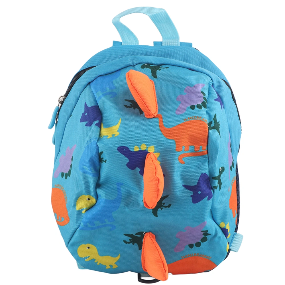 Cute Cartoon Dinosaur Baby Safety Harness Backpack Toddler Anti lost Bag Schoolbag (Blue)