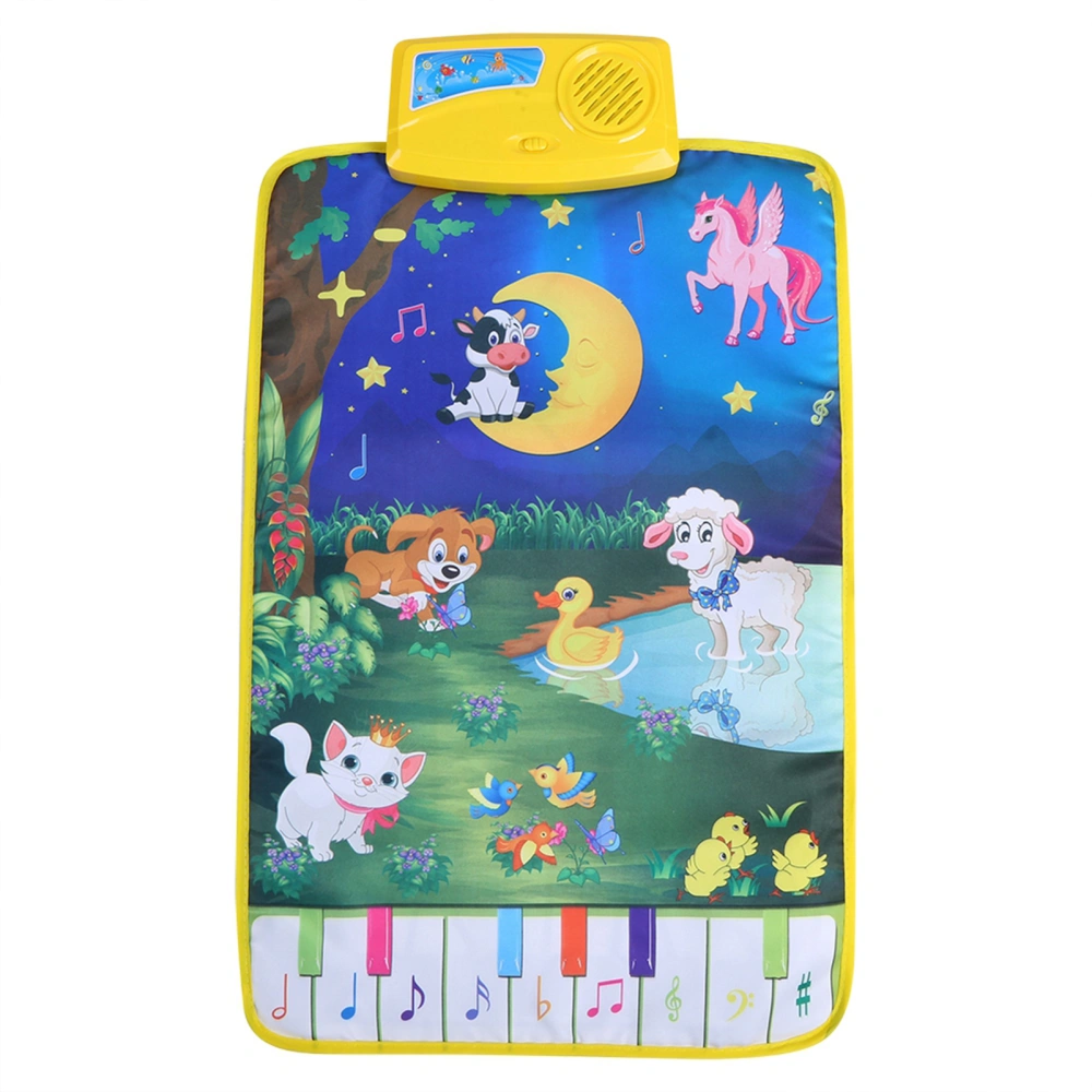 Baby Animal Music Mat Children Crawling Piano Carpet Educational Musical Toy Kids Gift