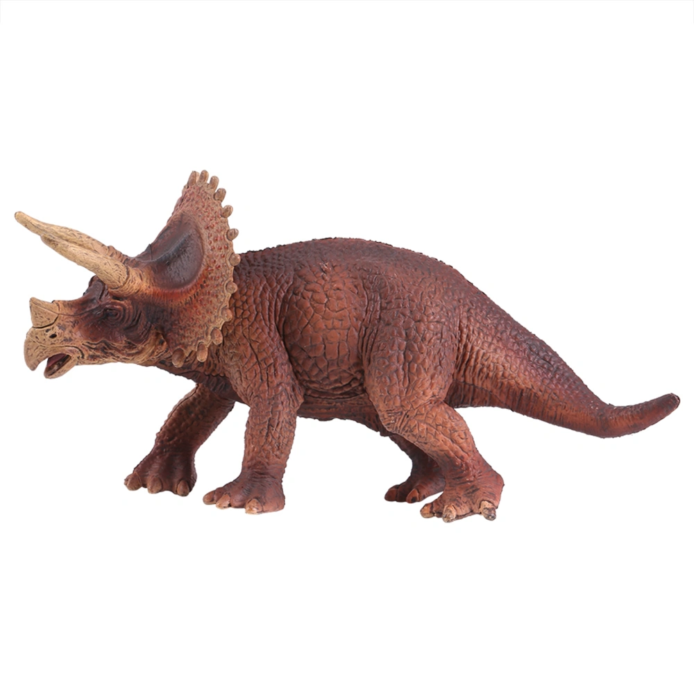 Realistic Triceratop Dinosaur Animal Model Figure Kids Early Educational Toys Gift