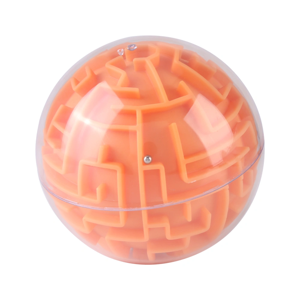 3D Maze Ball Puzzle Toys Game Gift Intelligence Training for Kids Adults Orange