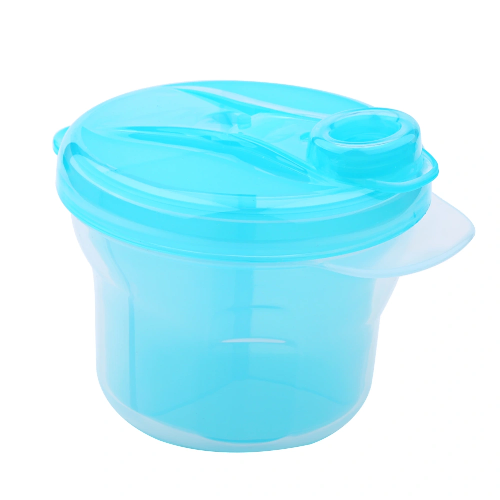 1Pcs Portable Milk Powder Formula Dispenser Containers Baby Kids Toddler Feeding Box (Blue)