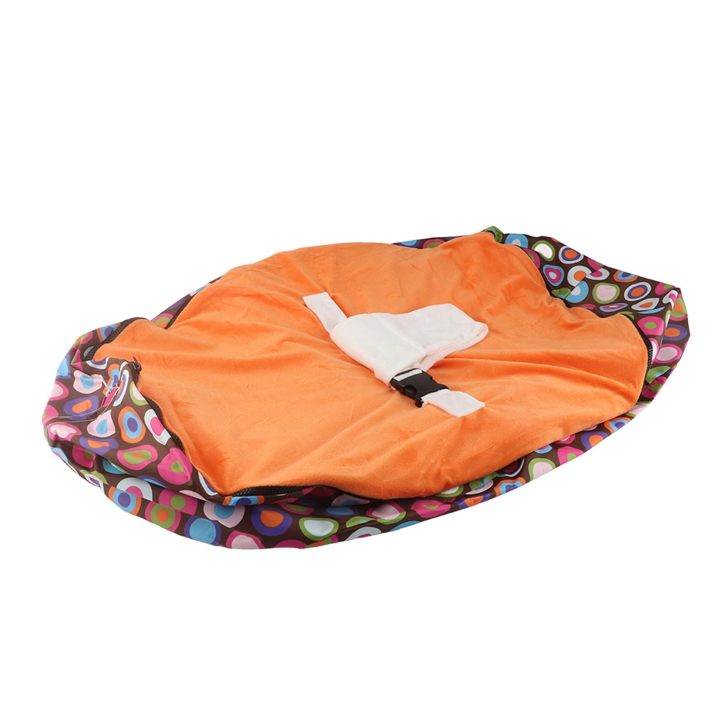 Baby Bean Bag Base Snuggle Bags Infant Sleeping Bed Seating Without Filling Circle&Orange