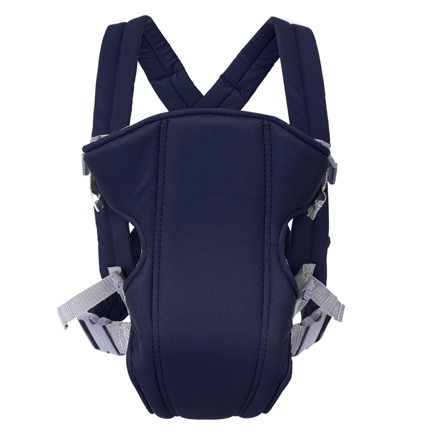 1Pc Newborn Infant Baby Carrier Backpack Breathable Front Back Carrying Wrap Sling (Navy Blue)