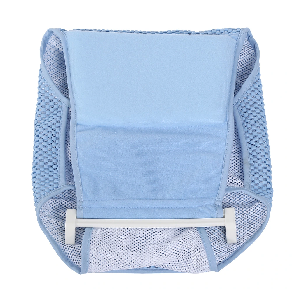Newborn Infant Bathtub Net Shower Support Safe Bathing Sling Baby Toddle Bath Seat Blue