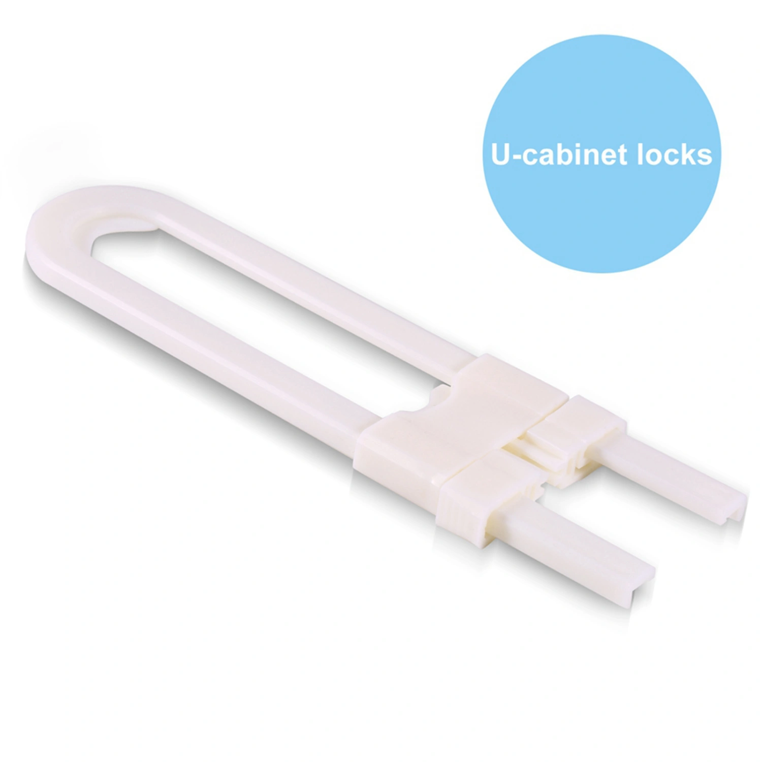 Child Infant Baby Kid Safety Drawer Door Cabinet Cupboard U Shape Lock Latches