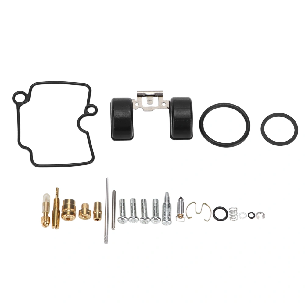 23pcs Motorcycle Carburetor Repair Kit Rubber Metal Replacement for YM Motorcycle YBR125 JYM125